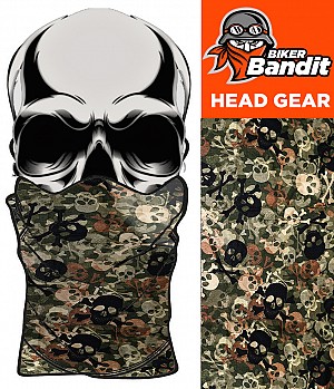 Skull Forest Bandanna Neck Tube NackvÄrmare Balaclava