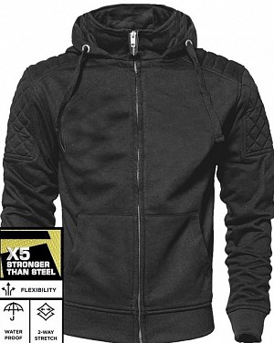 Classic Black Ce 17092:2020 Skydd Mc Hoodie 786