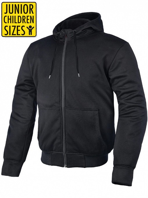 Junior / Barn Kevlar Hoodie Ce Aa 17092:2020 Black Mc Hoodie - Mcv