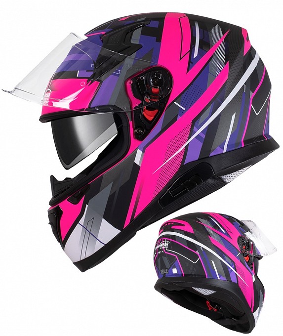 Eagle Race 917 Sv Pink Purple Sv Mc HjÄlm