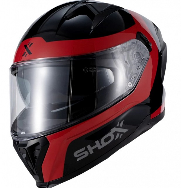 Shox Rapid Advance Gloss Black Red Sv Integral Mc HjÄlm 