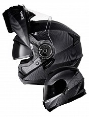 Shox Destination Matt Carbon Flip Front Ece R22.06  Mc HjÄlm