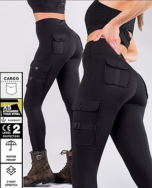 Lady Cargo Touring Waterproof Ce 17092 Leggings Biker Mc Byxa Ds1