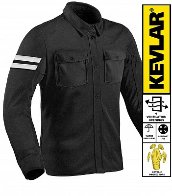 Flanell Blackline Premium Ce 17092:2020 Waterproof Mc Skjorta 