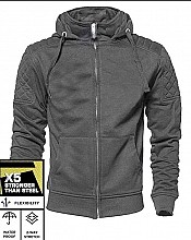 Classic Grey Ce 17092:2020 Skydd Mc Hoodie 