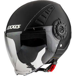 Axxis Of513 Metro Solid A1 Black Mate Matt Jet Mc HjÄlm