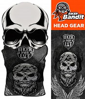 Biker For Life Bandanna Neck Tube NackvÄrmare Balaclava