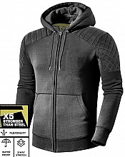 Premium Ce 17092:2020 Classic Grey Waterproof Mc Hoodie