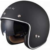 Black Classic Matt Black 5185 Jet Mc Hjälm