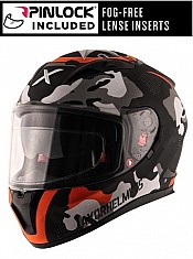 Axor Apex Street Camo Orange Solvisir Pinlock Included Mc HjÄlm - Mcv