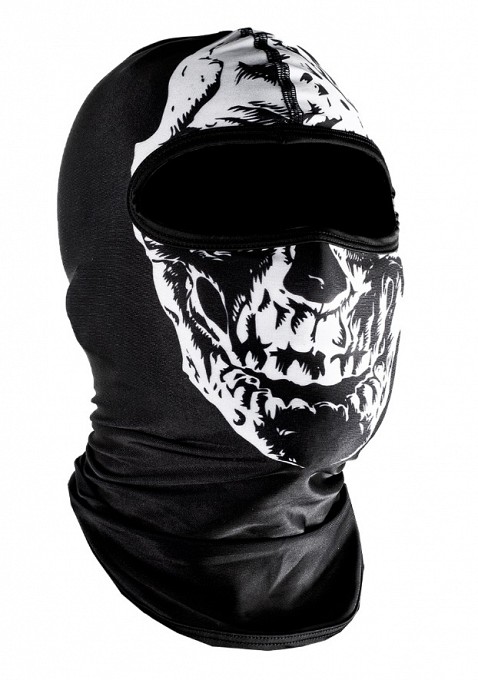 Balaclava Stormhuva Full-skull Black