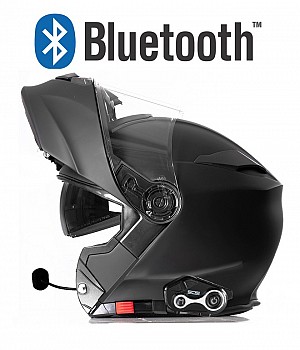 Rs-982 Bluetooth Matt Black S8x Bluetooth 5.0 Mc HjÄlm